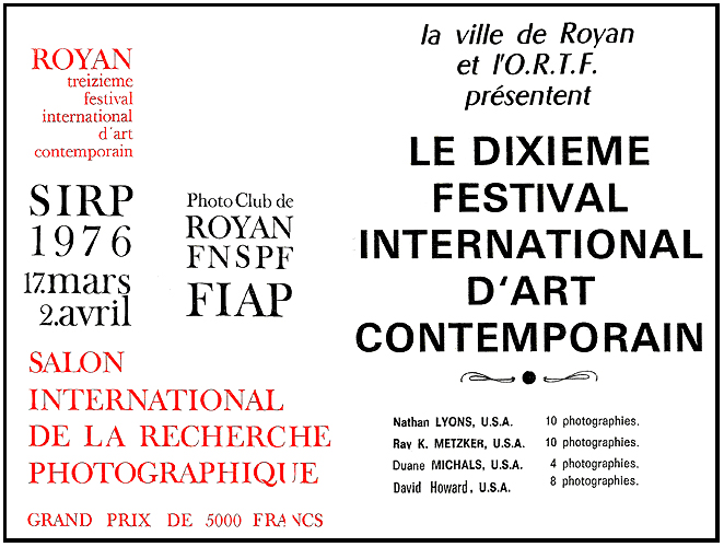 David E. T. Howard Photographer French Exhibition