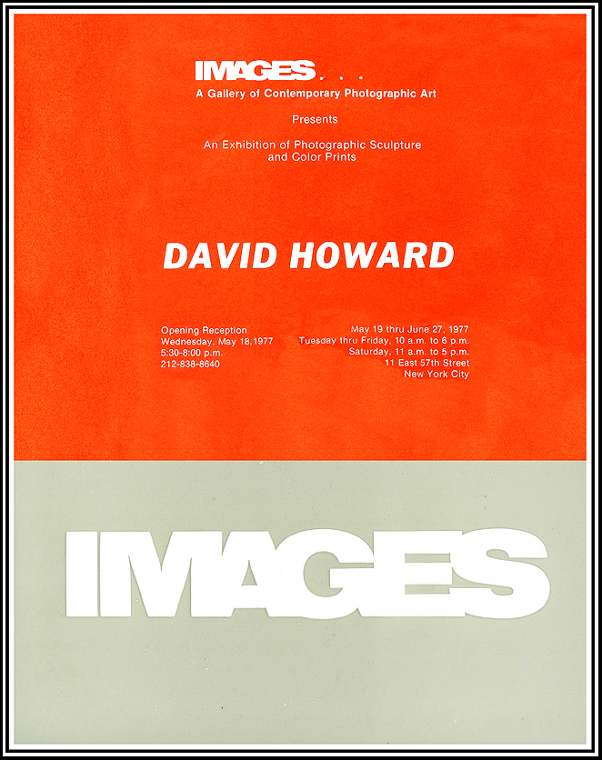David Howard Photography New York Photography Show Invitation