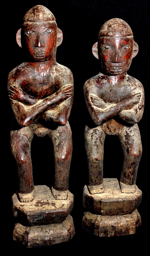 Ifugao Bulul Statue Pair David Howard Tribal Art