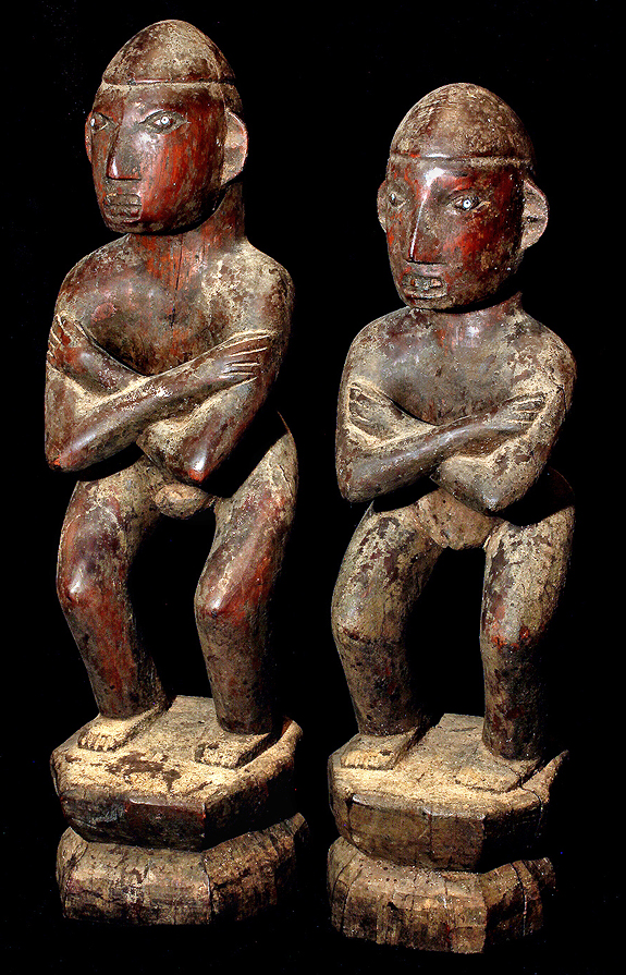 David Howard Tribal Art Ifugao Bulul Statue Pair