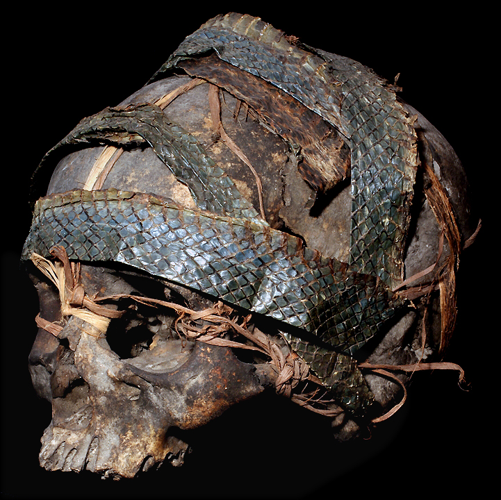 David Howard Tribal Art Ifugao Human Skull Head Hunting Real Human Skull