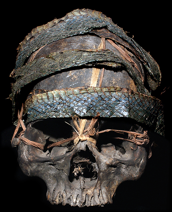 Ifugao Real Human Head Hunting Trophy Skull David Howard Tribal Art