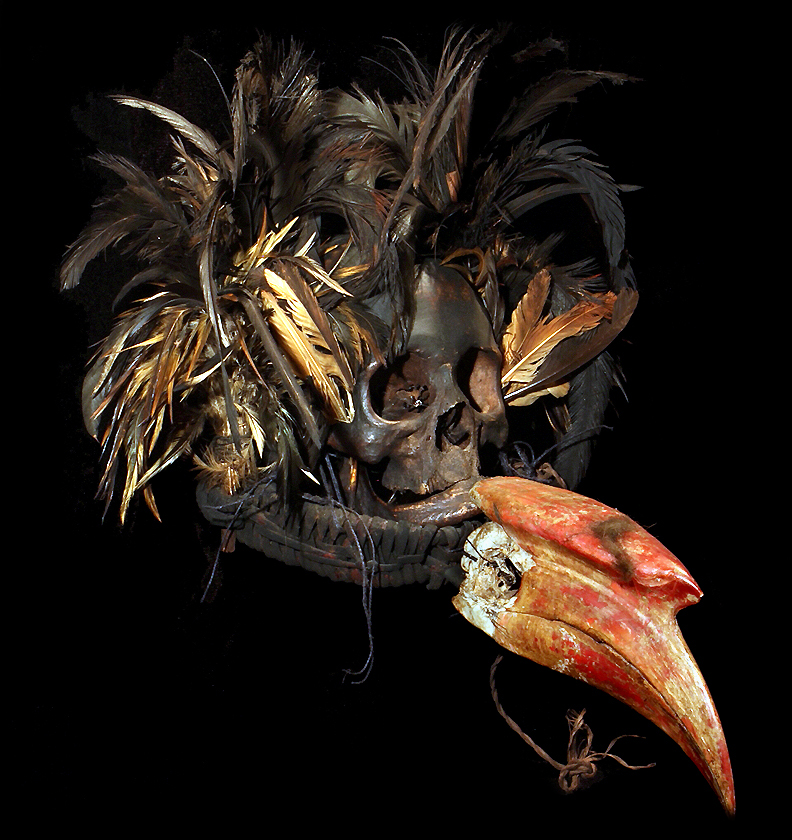 Ifugao Head Hunting Skull Headdress David Howard Tribal Art