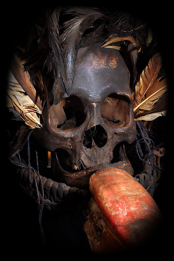 David Howard Tribal Art Ifugao human skull
