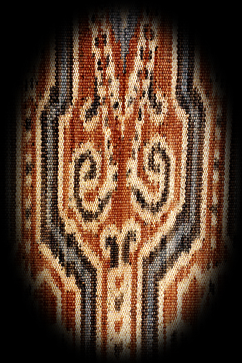 Dayak Authentic Antique Borneo Textile