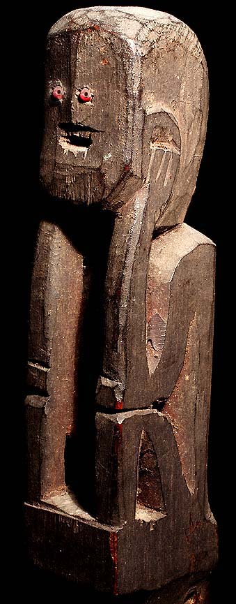 David Howard Tribal Art Dayak Magic Medicine Box Statue