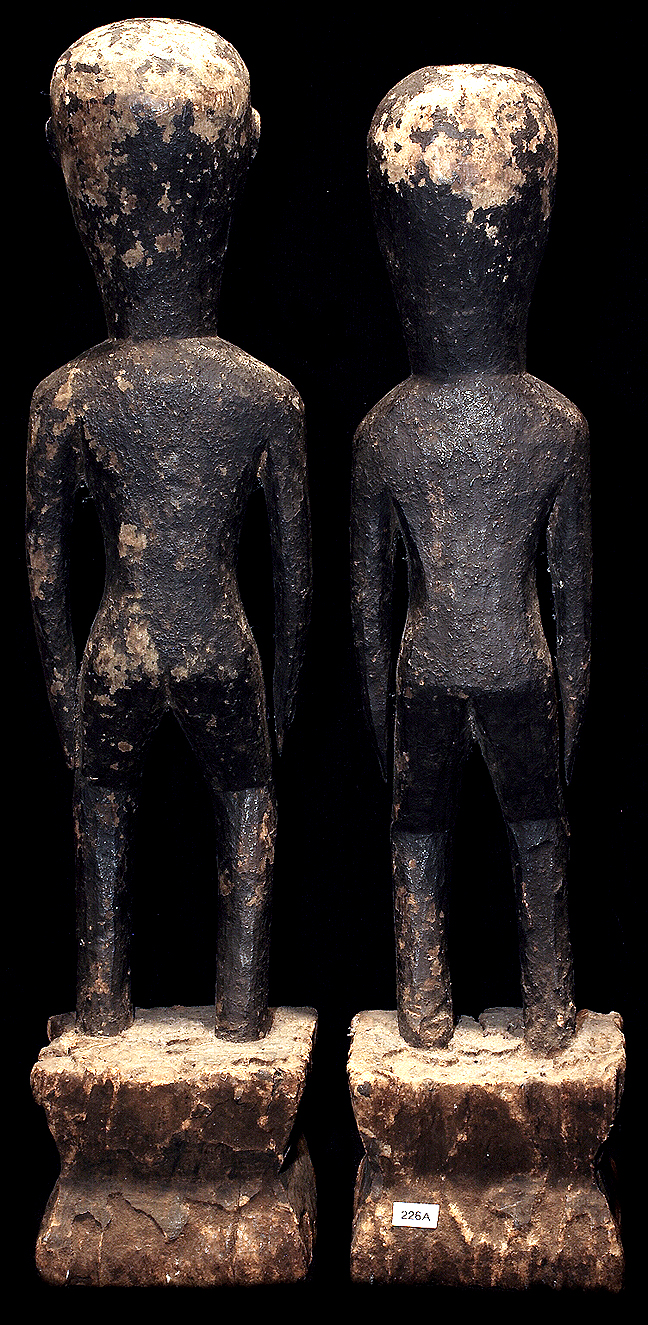 BULUL STATUES MALE AND FEMALE STANDING PAIR