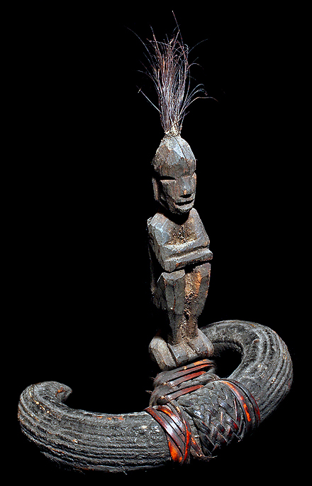 David Howard Tribal Art Ifugao Head Hunter Warrior's Boar Tusk Arm Band
