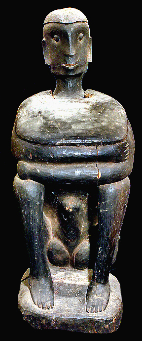 Ifugao Hand Carved Punamhan Bulul Statue Banaue Ifugao Provence Philiipines