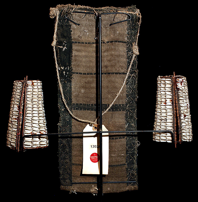 DAVID HOWARD TRIBAL ART NAGA COWREY SHELL LOIN CLOTH WRIST BANDS